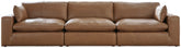 J&M Furniture - Ashley Furniture - Emilia 3-Piece Sectional Sofa - RAF 3-Piece Sectional Sofa / Caramel - 30901S2
